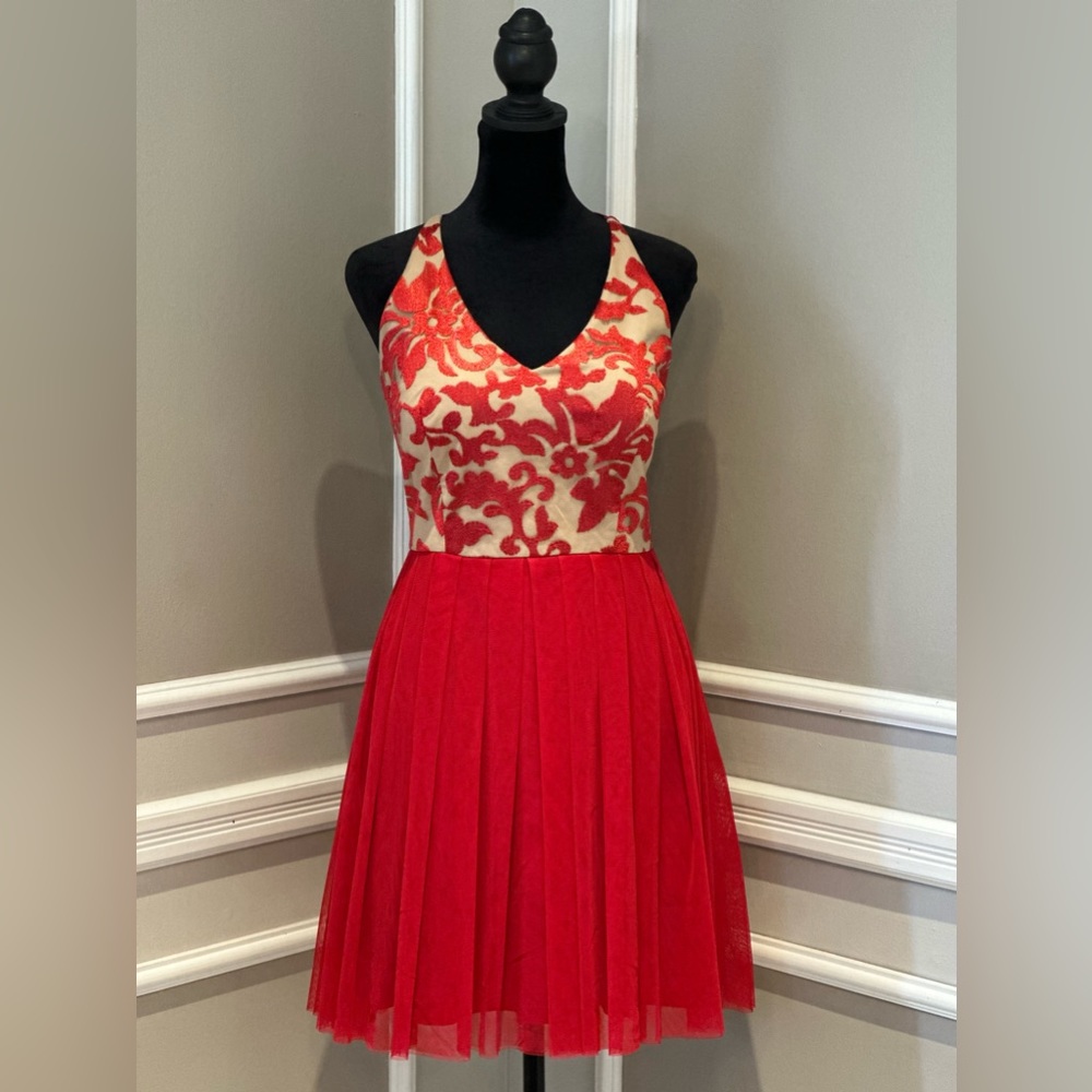 VALENTINE’S DAY - Nights by Teeze Me Women's Red Cocktail / Party Dress - size 9 - Picture 3 of 14